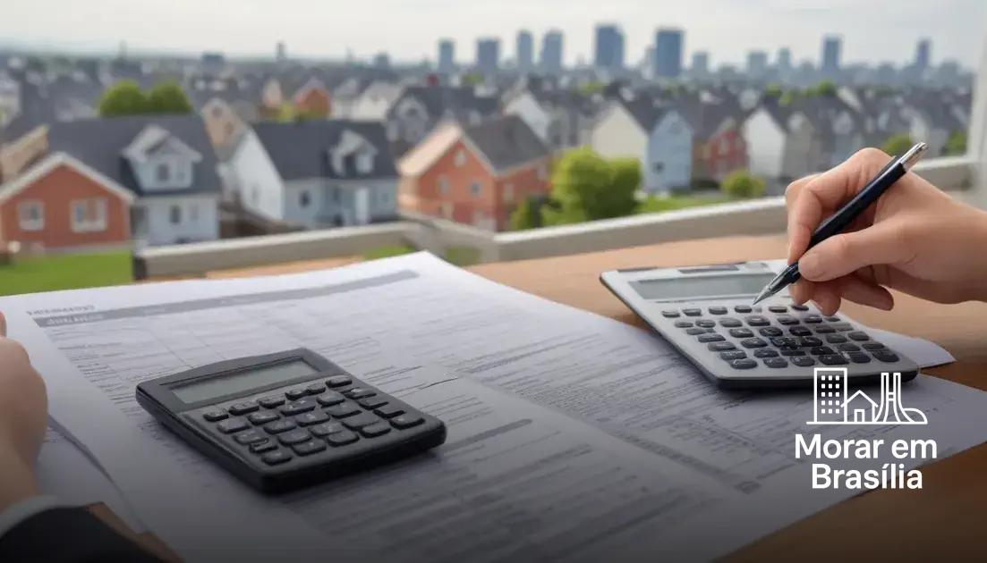 Comparativo do custo médio entre aluguel e compra